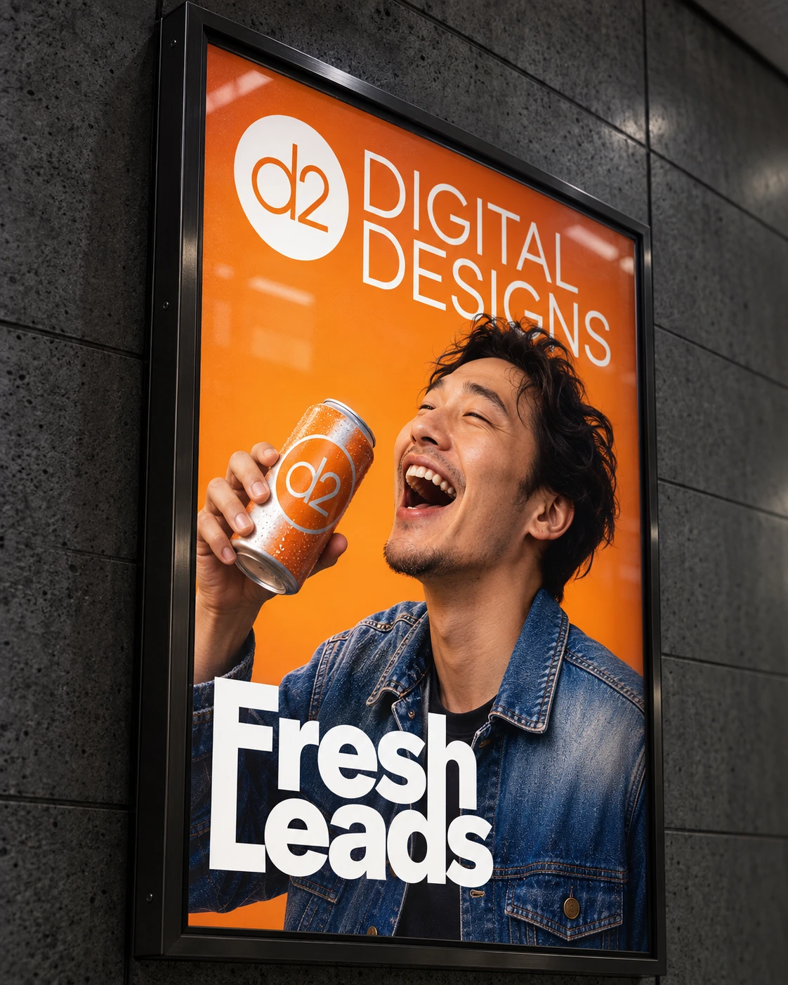 d2 Digital Designs: fresh leads / street poster.