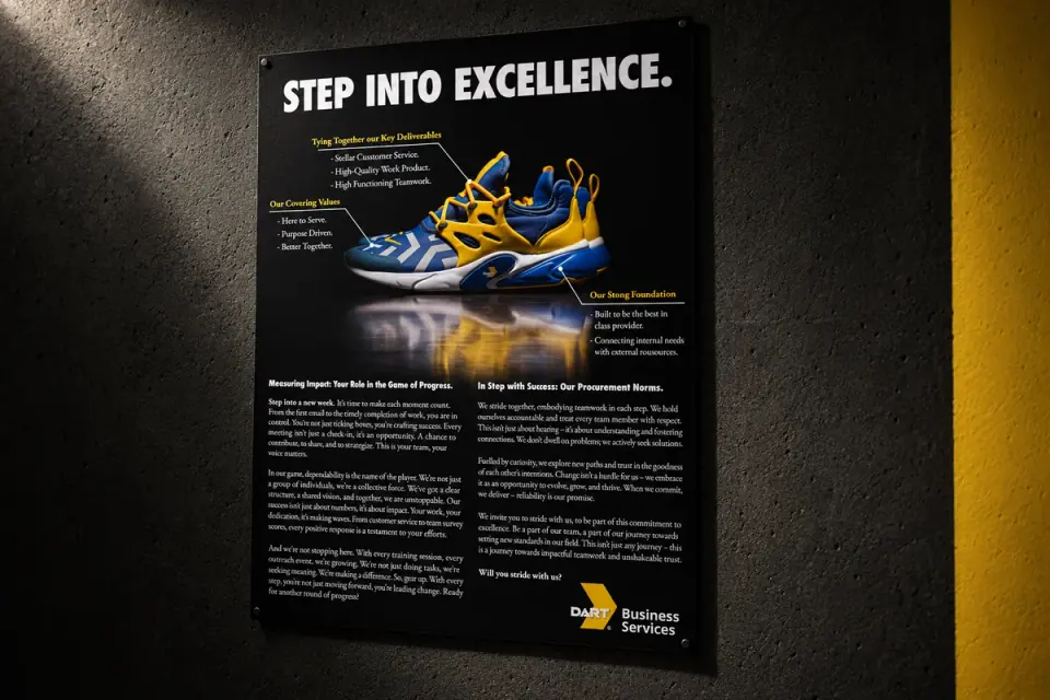 Step Into Excellence for DART.