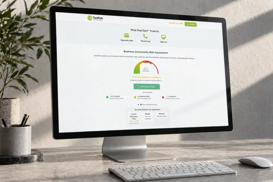 The system / digital application for Two Fish Technology.